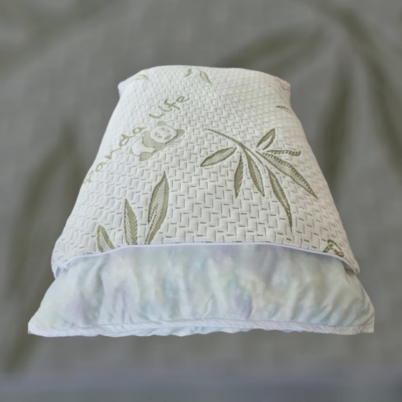 Panda Life Other - Bamboo 5" Memory Foam Pillow NWOT Queen Cover Soft